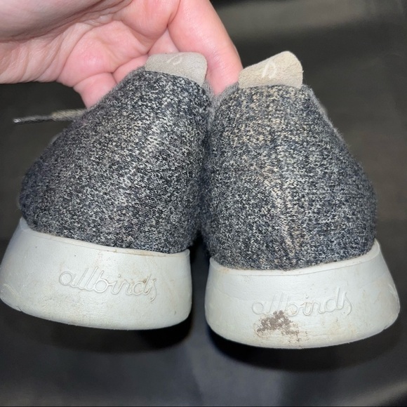 Allbirds The Wool Runners Grey Tennis Shoes Size Women 8 - Picture 3 of 7
